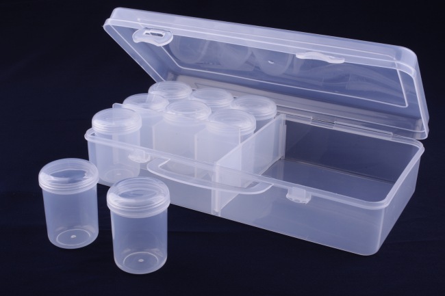 Adjustable Plastic Drawer Storage Earring Boxes