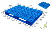 Medium Ventilated Euro Plastic Pallets