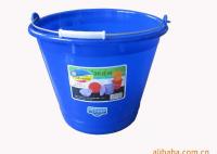 Blue Round Plastic Buckets