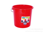 Round  Plastic Buckets With Attached Arm