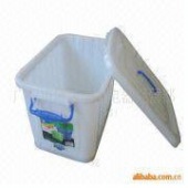 Nestable Plastic Storage Box and Lids NO 66