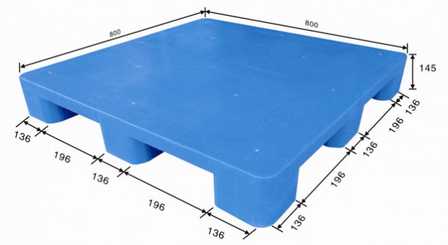 Closed Deck Plastic Pallets