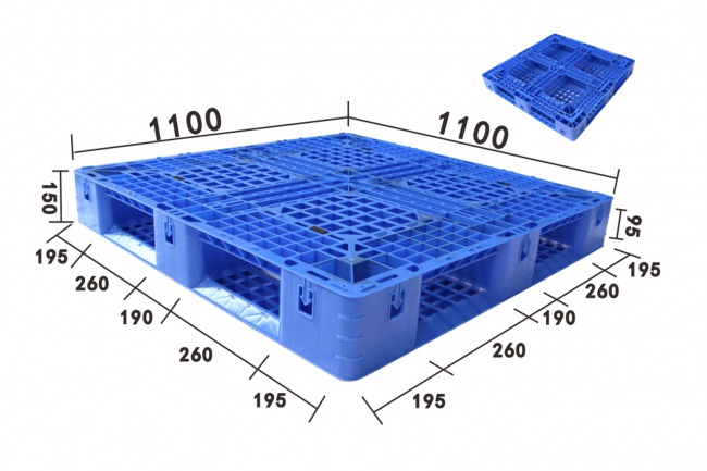 Medium Weight Ventilated Plastic Pallets