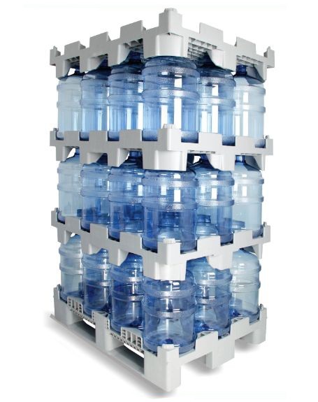 pallet for bottles of water