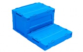 4632Attached Lid Collapsible Container